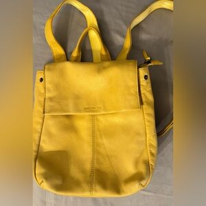 American Leather Co. Yellow Bag